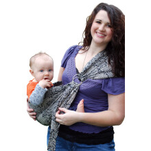 Fular Ergonomico Lite-on-Shoulder para Bebés, 100% Algodón, Portabebés Ajustable