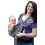 Fular Ergonomico Lite-on-Shoulder para Bebés, 100% Algodón, Portabebés Ajustable 1