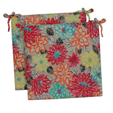 RSH DECOR: Cojines de Espuma para Asiento de Exterior Set de 2 | 17" x 17" x 2" | Tela Resistente a la Intemperie