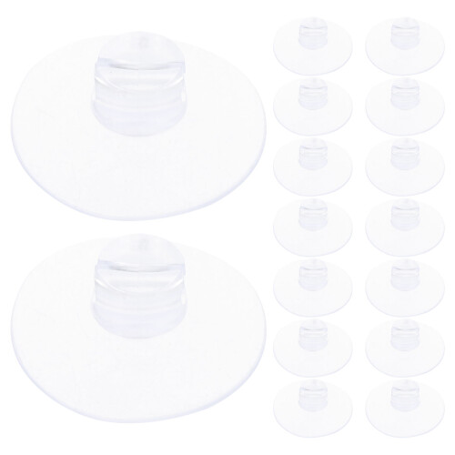 20Pcs PVC Suction Cable Clips Light String Cord Holders for Home Use