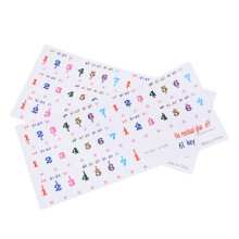 Feuilles Autocollants Pour Clavier De Piano D'Initiation