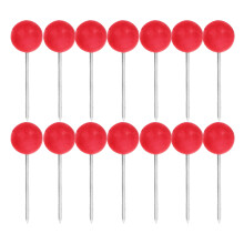 100 Pièces Punaises À Bouton Rond Pointe Acier Inoxydable Rouge