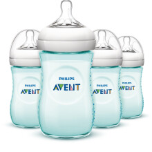 Philips AVENT Natuurlijke Fles, Teal, 9 Ounce, 4 Stuks