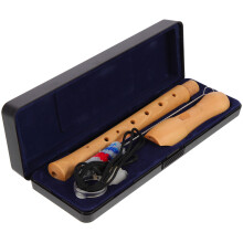 1Jgo Instrumento Musical Recorder Alemán De Madera Para Principiantes