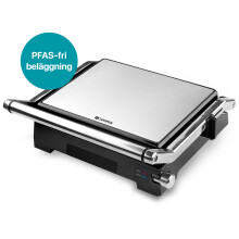 Panini-Grill 2-in-1, Edelstahl, 2000 W, PFAS-frei