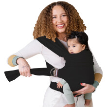 Lalabu The Simple Wrap Porta bebés - Sling elegante para recién nacidos y niños de 13-28 lbs. Seguro y ergonómico