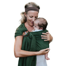 Nalakai Luxe Ring Sling Draagzak, Zachte Linnenmix Draagdoek, Houd Je Kleintje Dichtbij, Comfort, Stijl