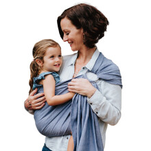 Nalakai Luxe Ring Sling Draagzak, Zachte Linnenmix Baby Sling, Draag Je Kleintje Dichtbij, Comfort, Stijl