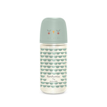 Suavinex Bonhomia Glazen Fles met SX PRO Silicoon Teat, Anti Colic, 8oz, 3 maanden