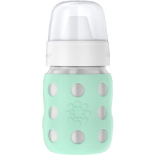 Lifefactory 8-Ounce RVS Vacuum-Isolerende Brede Nek Fles met Harde Sippy, Mint (LS2221WMI4)