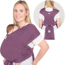 KeaBabies Fular Portabebés Ring Sling - Fácil de Usar, Portabebés Ajustable D-Lite para Bebés y Niños