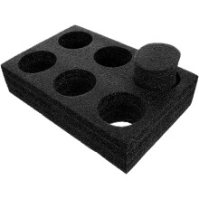 suporte para copo de chá com leite, porta-copos portátil com 6 furos
