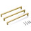 Aibeli 10 Pack 10 Inch Hole Center Gold Square Kitchen Cabinet Pulls 1
