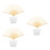 3Sets Creative DIY Hand Fan Frames Bamboo Paper Foldable Multi Color 4