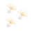 3Sets Creative DIY Hand Fan Frames Bamboo Paper Foldable Multi Color 8