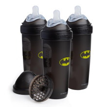 Batman DC Comics - Biberones Anticólicos Herobility - 12 fl oz/340ml - Paquete de 3