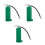 3Pcs Green Miniature Fire Extinguisher Decor Durable Plastic Artistry 5