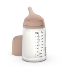 Suavinex, Zerø.Zerø, Biberón anti-cólico - Flujo Medio / M Medio - 270ml