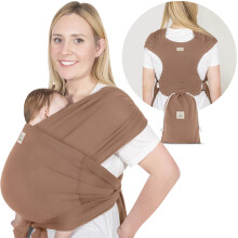 KeaBabies Fular Portabebés Sling - Fácil de Usar, Portabebés Ajustable desde Recién Nacido hasta Niños