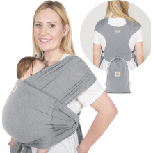 KeaBabies Baby Wrap Drager Ring Sling - Gemakkelijk te Draagbare, Verstelbare D-Lite Babydrager van Pasgeborene tot Peuter