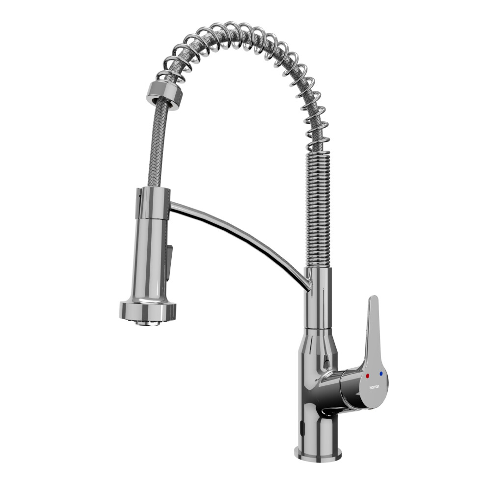 Photos - Tap Hidden Part Karran Scottsdale Touchless Single-Handle Pull-Down Sprayer Kitchen Faucet in Chrome