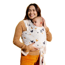 Moby Baby Wrap Carrier Featherknit para Bebés (8-33lbs), Diseño Ligero y Ajustable