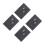 4Pcs Convenient Daily Planner Black Small Weekly Writing Notebook 10