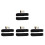 4Pcs Black Front Fork Mudguard Covers for Motorcycle Suspension Guard 5
