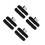 4Pcs Black Front Fork Mudguard Covers for Motorcycle Suspension Guard 6