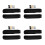 4Pcs Black Front Fork Mudguard Covers for Motorcycle Suspension Guard 7