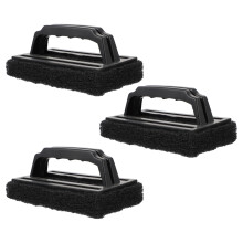 3 Pièces Brosse Nettoyage Pour Grill Éponge Barbecue Portable Main