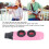 Kazoo Flute Dual Hole, Adjustable Diaphragm Pink 3