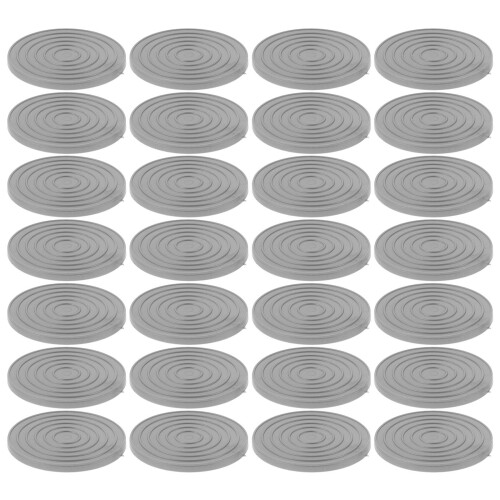150Pcs Durable Plastic Coins Grey for Magic Tricks and Stage Props 2