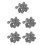 150Pcs Durable Plastic Coins Grey for Magic Tricks and Stage Props 4