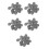 150Pcs Durable Plastic Coins Grey for Magic Tricks and Stage Props 7