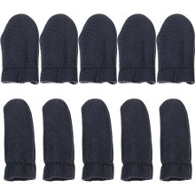 10Stk Braune PU Fingerprotektoren Für Filzen DIY Bastelarbeit
