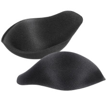 2Pcs Mens Black Swimwear Bulge Pad 3D Enlarged Pouch Underwear Briefs