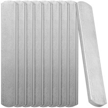 12Pcs Silver Steel Plates for Weight Vest Smooth Surface Fitness Gear
