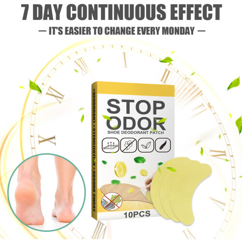 3 Packs Shoe Deodorizing Stickers – Ultra Thin Breathable Odor Eliminators 2