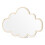 1Pc Silver Acrylic Mirror Cloud Shape Self Adhesive Safe Kids Mirror 1