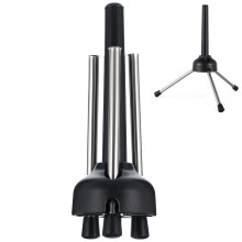 Black Portable Foldable Clarinet Stand Instrument Tripod Holder