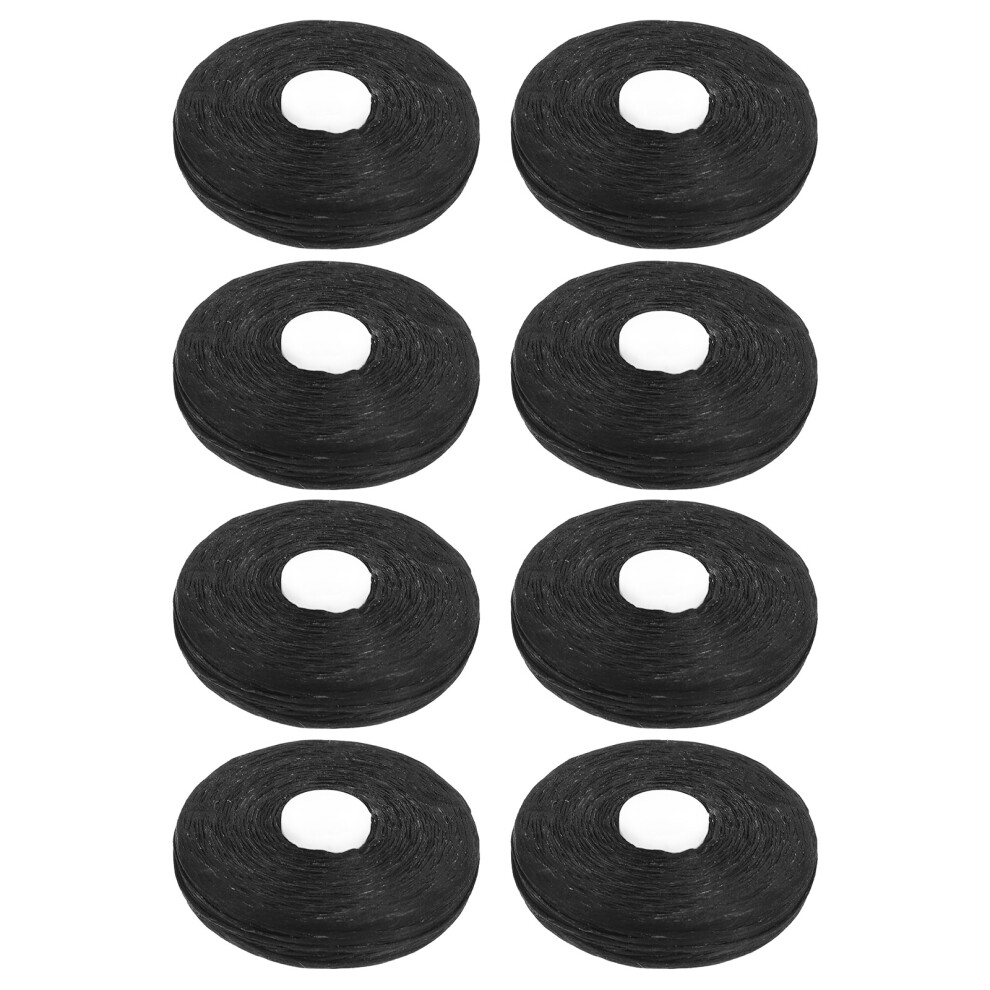 Happyyami 8 Pack 50M Bamboo Charcoal Dental Floss Refill With Spool And Pick