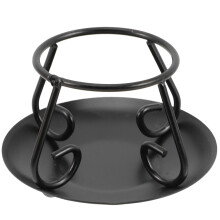 vintage cast iron cauldron pot cooking stand desktop holder ornament