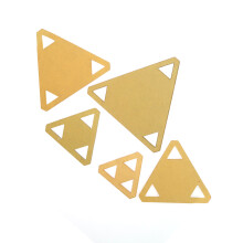 5Pcs Quilting Model Golden Die Plates for Sewing and Patchwork