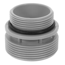 Poolpomp Adapter Grijs ABS Voor Universele Filtersystemen