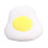 1Pc Poached Egg Throw Pillow Plush Doll Yellow Cute Sofa Decoration 1