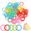Cards Rings Yellow 120pcs 1.2x0.1x0.1in 1