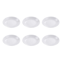 6Pcs Ceramic Seasoning Storage Plates For Sauce And Vinegar