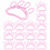20Pcs Pink Metal Claw Paper Clips Creative Small Document Clips 1