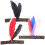 3Pcs Feather Headbands Assorted Colors Lightweight Costume Accessories 1